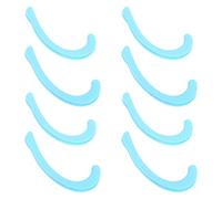 SHERCHPRY Crochets d'Extension en Silicone Semi-Transparent Bleu pour Masque 4 Paires Accessoires pour Masques Crochets pour Cordon d'Oreille Pression et Confort Quotidien