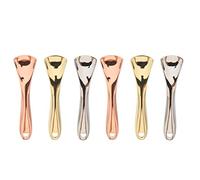 SHERCHPRY Cuillères à Crème Yeux 6Pcs de Massage Yeux Spatule Cosmétique Mini Style Portable Application Quotidienne Outil de Soin de Peau et Pratique Voyages