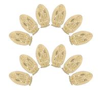 SHERCHPRY Décorations pour Ongles en Alliage Métallique Doré 100 Pièces - Breloques 3d Religieuses Bouddha et Vierge, Strass à Dos Plat, Accessoires Nail Art pour Manucure Professionnelle