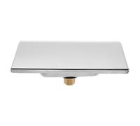 SHERCHPRY Déversoir de la Piscine en Acier Inoxydable Argent, buse de Fontaine Cascade pour Baignoire et lavabo, Installation Simple pour hôtels et espaces de Bains