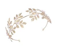 SHERCHPRY Diadème de Perles pour Accessoire de Coiffure pour Fêtes pour Mariées et Demoiselles Honneur