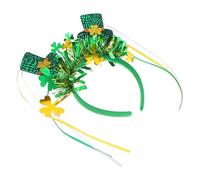 SHERCHPRY Diadème Saint Patrick Avec Chapeau Sequins Accessoire De Fête Irlandais Et Garçon Fille