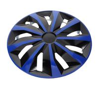 SHERCHPRY Enjoliveur de Roue de Voiture 12 Pouces Bleu TT Cache-Moyeu Central en Acier Solide Protection Boue et Débris Compatible Véhicules Universels Accessoire Extérieur Auto