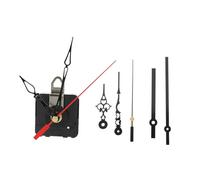 SHERCHPRY Ensemble D'aiguilles de Horloge Murale en Métal Noir Mécanisme Quartz Léger et Pratique pour Remplacement DIY de Mouvement Horloge Murale Rétro Élégant