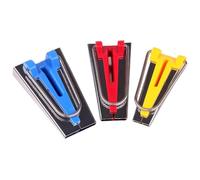 SHERCHPRY Ensemble de 3 outils pour biais en tissu 12 mm, 18 mm et 25 mm, outil pour biais de couture et patchwork, accessoire de confection DIY pour création de bordures précises et rapides