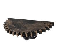 SHERCHPRY Étagère Flottante Rustique en Métal avec Support Industriel Robuste, Installation Facile, pour Décoration Murale Maison ou Bar, avec 8 Vis Incluses