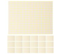 SHERCHPRY Étiquettes Autocollantes Blanches 9 X 13 MM 30 Feuilles Papier Adhésif Inscriptible Petites Étiquettes Vierges pour Organisation Bureau Projets Scolaires et Usage