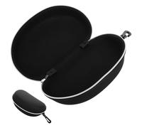 SHERCHPRY Étui Rigide pour Lunettes de Sport Extérieur en PU Résistant avec Fermeture Éclair Sécurisée Étui à Lunettes de Masque de Ski Léger et Solide 1 Pièce