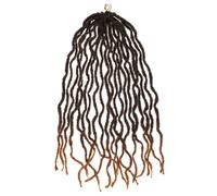 SHERCHPRY Extension de Cheveux Crochet Ondulée Tresses Passion Braids Fibres Résistantes et Légères Volume Épais et Doux Style Durable pour Usage et Événements