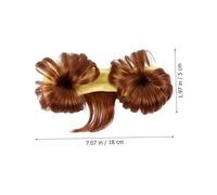 SHERCHPRY Fake Head Wrap Pour Garçon Fille Accessoire Coiffure Fille Et Extensible Décoration Headdress Confortable Bandeau Faux Cheveux Pour Déguisement Et Usage Quotidien