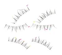 SHERCHPRY Faux Cils Forme De Cœur Pour Cosplay Halloween Cils Recourbés Noirs Et Blancs Cosmétiques Naturels Pour Fêtes Et Représentations