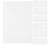 SHERCHPRY Feuilles de Plastification Autocollantes A4, Film de Lamination à Froid Brillant pour Photos, Lot de 20 Feuilles Transparentes, Protection Eau et Poussière pour Bureau et Maison
