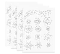 SHERCHPRY Feuilles de Positionnement pour Quilling 4 Pcs en Bois Solide, Outil de Coordonnées Précis pour Bandes de Papier, Accessoire Essentiel pour Matériel Quilling et Travaux de Papier