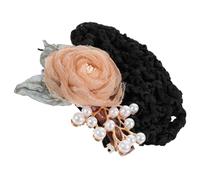 SHERCHPRY Filet à Cheveux Fleur 1 Pcs Accessoire Coiffure Pratique pour Infirmières et Hôtesses Design Floral Élégant Cache-Chignon Confortable Représentations Ballet
