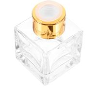 SHERCHPRY Flacon d'aromathérapie 50ml Bocal en Verre carré léger pour Diffusion de Parfum et décoration de Mariage adapté à Usage Domestique Couleur Aléatoire
