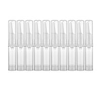 SHERCHPRY Flacons Pompe Airless 5ml Cosmétiques Propres et Sûrs en Plastique Lot de 10 pour Sérums Contour des Yeux, Indispensables pour Voyage