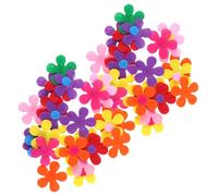 SHERCHPRY Fleurs en Feutrine Non Tissée à Cinq Pétales 28 CM Lot de 100 Pièces Coloris Aléatoires Fleurs DIY Faites Main pour Loisirs Créatifs Décoration Artisanale et Couleur Aléatoire
