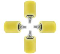 SHERCHPRY Galet Portail Coulissant en Nylon et Acier, Roue de Guidage Résistante à L'usure, Facile à Installer, pour Remplacement Roue de Portail Électrique