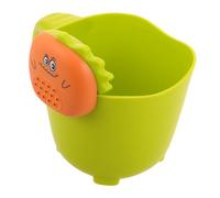 SHERCHPRY Gobelet de Bain pour Bébé Garçon et Filles avec Bec Verseur Contrôle Débit 300ml Polypropylène Vert Jouet de Bain Toilette Naissance Pratique et Ludique