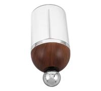 SHERCHPRY Gobelet Moussant Électrique Imitation Bois pour Nettoyant Visage et Shampoing, Mousseur Automatique Portable, Distributeur Mousse Visage Pratique pour Soins Quotidiens