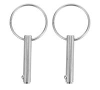 SHERCHPRY Goupilles de Sécurité Marines à Ressort en Acier Inoxydable 2 Pcs Longueur 76 MM Diamètre 63 MM Goupilles d'Arrêt pour Remorque et Fixation Rapide de Toit de Bimini