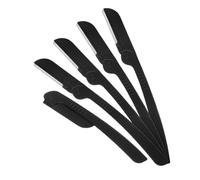 SHERCHPRY grattoir à sourcils lame de barbe outil de mise en forme de barbe rasoirs outil de dermaplaning visage rasoir dermaplane pour le visage des femmes Acier inoxydable Noir