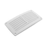 SHERCHPRY Grille D’Aération Marine à Persiennes ABS Grosse Taille Blanche Sortie D’Air pour Bateaux Camping-Cars et Yachts Ventilation Étanche à la Pluie Circulation D’Air Optimale