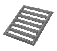 SHERCHPRY Grille de Barbecue en Fonte Épaisse 14X15 CM Support Métallique Rectangulaire pour Cuisson au Feu de Bois Accessoire Robuste pour Barbecue et Feu de Camp en Extérieur