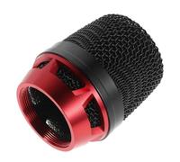 SHERCHPRY Grille de Microphone Métallique de Remplacement pour Microphones Portables Bruit du Vent et Construction Robuste, pour Diffusion en Extérieur et Chant