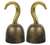 SHERCHPRY hameçon de Pirate, hameçon de Pirate décoratif, Plastique, 2pcs, Accessoires de Costume, Parade, fête à thème, rôle Jouer
