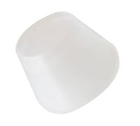 SHERCHPRY Housse Antidérapante en Silicone Blanc pour Embout de Raquette de Tennis Protection Antichoc Solide Accessoire Essentiel pour Sport de Tennis Revêtement Antidérapant Dessous