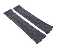 SHERCHPRY Housse D'accoudoir pour Chaise De Bureau Extensible 2 Pièces en Tissu Polyester Gris Foncé Protection Anti-poussière Résistante à l'usure Usage Ordinateur Et Bureau