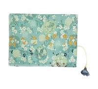 SHERCHPRY Housse de Livre en Tissu A5 Réglable Couverture de Livre Pratique en Satin Fleuri Pochette de Protection pour Couverture de Manuel Protège-Livre Décoratif