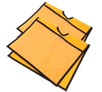 SHERCHPRY Housses de Cônes de Signalisation Orange 2 Pièces Poche Pratique, Manchons Solide pour Panneaux de Sécurité Extérieure, pour Événements en Plein Air et Entraînement Sportif