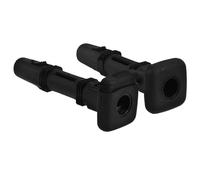 SHERCHPRY Inserts de Guidage pour Appuie-Têtes de Siège Voiture Kit Réglable et Verrouillable en Plastique Diamètre 127 MM 2 Pièces Garniture de Réparation pour Tubes D’Appuie-Tête