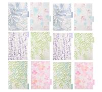 SHERCHPRY Intercalaires Transparents en PP 6 Trous Étiquettes D’Index Colorées Assorties Lot 2 Sets A5 A6 Intercalaires à Onglets pour Classement et Organisation de Documents