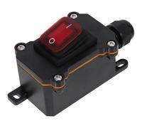 SHERCHPRY Interrupteur à Bascule Robuste Étanche pour Cordon D’Alimentation Interrupteur Marche/Arrêt Intégré 1 Pièce Usage Extérieur Industriel et Domestique Remplacement Facile pour