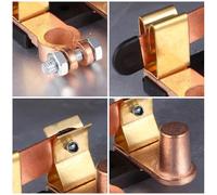 SHERCHPRY Interrupteur d'Arrêt de Batterie à Lame A2881 Coupe-Batterie pour Voiture Camping-Car et Bateau Kit Brosse de Nettoyage et Tissu Isolant Borne Négative 15-17 MM Déconnexion