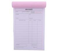 SHERCHPRY Invoice Book Carbon Copy Small Portable Receipt Pad For Order Management And Business Tracking
