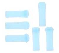SHERCHPRY Kit de 6 Embouts Auriculaires en Silicone Souples pour Retrait du Cérumen Outil de Compatible Caméra Auriculaire Pratique pour Adultes et Garçon et Filles