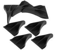 SHERCHPRY Kit de 7 Ailerons de Requin pour Toit de Voiture en Caoutchouc Résistant Diffuseur Aérodynamique pour Suv Générateur d'Air pour Pare-Brise Accessoires Décoratifs Extérieurs