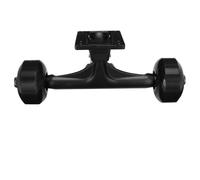 SHERCHPRY Kit de Skate Complet Trucks en Alliage Noir 5 Pouces Roues de 52 X 32 MM et Roulements Abec-11 pour Skateboard Ensemble Accessoires Robustes pour Pratique Urbaine