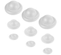 SHERCHPRY Kit de Système Solaire en Mousse DIY 9 Pièces - Boules de Polystyrène Non Peintes 7,6 Cm, 10,6 Cm, 14 Cm - Maquette Éducative pour Activités Créatives, Apprentissage