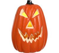 SHERCHPRY Lanterne citrouille d'Halloween à piles, citrouilles en plastique à LED pour fêtes et événements (orange)