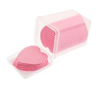 SHERCHPRY Lingettes Dissolvantes pour Vernis à Ongles en Coton Super Absorbantes 200 Feuilles Forme de Cœur Pratiques pour Ongles en Gel et Acrylique pour Voyage Lingettes Nettoyantes