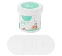SHERCHPRY Lingettes Nettoyantes pour Animaux 150pcs, Texture Douce en Coton et Abs, Éliminent Les Taches, pour Nettoyage Simple des Yeux de Chiens et Chats