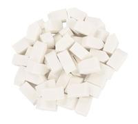 SHERCHPRY Lingettes Poudre De Riz Jetables 100 Pcs Petite Taille Latex Synthétique Beige Outil Maquillage Visage Précision Fixation Poudre Cosmétique