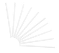 SHERCHPRY Lot de 10 Barres de Reliure à Glissière en Plastique Blanc Clips pour Feuilles Mobiles A4 Transparent Dossier Classeur à Levier pour Bureau Organisation des Documents