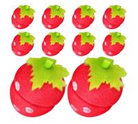 SHERCHPRY Lot de 10 Bigoudis Fraise en Mousse sans Chaleur, Rouleaux Éponge Doux pour Boucles Longues et Solide, Fer à Friser Fraise sans Chaleur pour Coiffure Protectrice et