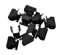 SHERCHPRY Lot de 10 Clips de Fixation Métal pour Déflecteur de Vent Automobile Compatible Modèles Populaires Protection Pare-Pluie Accessoire Voiture Solide et Pratique